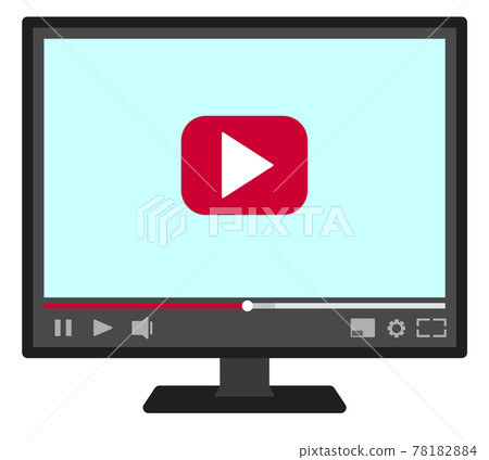 Computer screen to play video 78182884