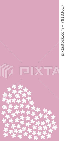 Modern Business card Design Template with heart made of white sakura flowers decoration on pink background. Template of premium gift voucher, discount coupon, Greeting card, packing. Copy space. Modern Business card Design Template with heart made of white sakura flowers decoration on pink background. Template of premium gift voucher, discount coupon, Greeting card, packing. Copy space. 78183017