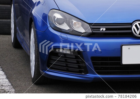 Car image Imported car VW Golf R front part 78184206