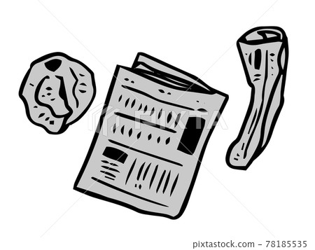 Newsprint of various shapes 78185535