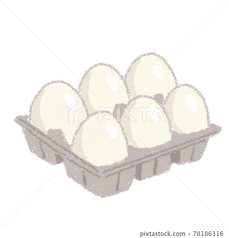 包裝蛋蛋蛋蛋蛋插畫手繪蠟筆 78186316