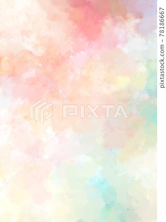 Fantastic iridescent watercolor texture background 78186667