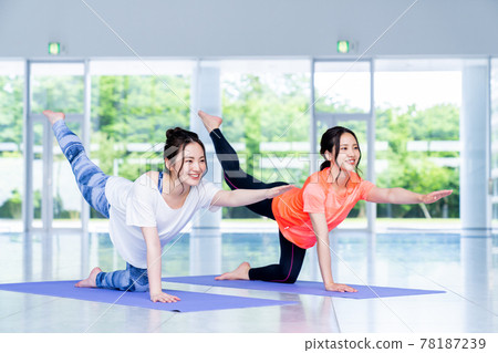 A young lad yoga A young lad yoga 78187239