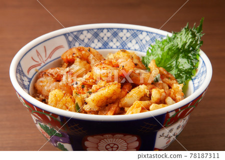 Seafood fried rice-bowl Seafood fried rice-bowl 78187311