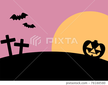 Halloween background illustration material 04 Halloween background illustration material 04 78188580