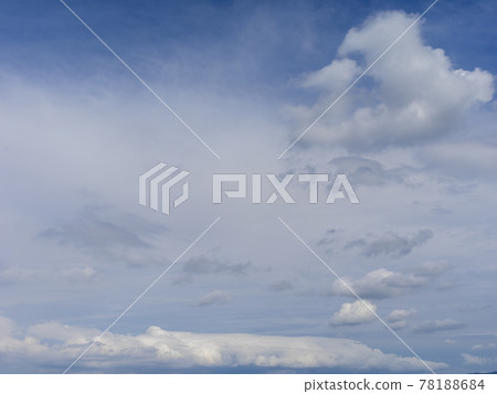 Material for blue sky and cloud background 78188684