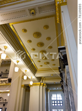 vintage hotel lobby interior 78189893