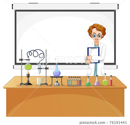 Researcher experiment in the laboratory Researcher experiment in the laboratory 78191441