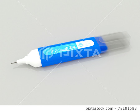 Correction fluid with open lid Correction fluid with open lid 78191588