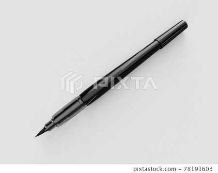 Brush pen with open lid 78191603