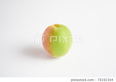 白色背景的李子果實 78192164