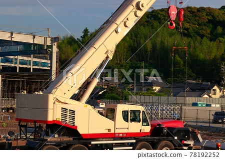 Construction site crane Construction site crane 78192252