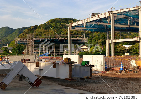 Steel frame assembly work 78192885