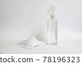 Mask and disinfection spray 78196323