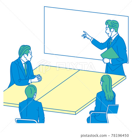 開會的商人 78196450