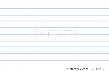 Grid paper. Abstract striped background with color horizontal lines. Geometric pattern for school, wallpaper, textures, notebook. Lined paper blank isolated on transparent background 78197325