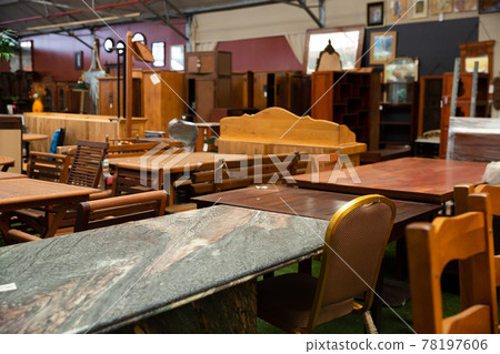 Interior of furniture shop 78197606