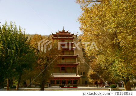 Mogao Caves (Thousand-Buddha Cave), a World Heritage Site in Dunhuang, China 78198082