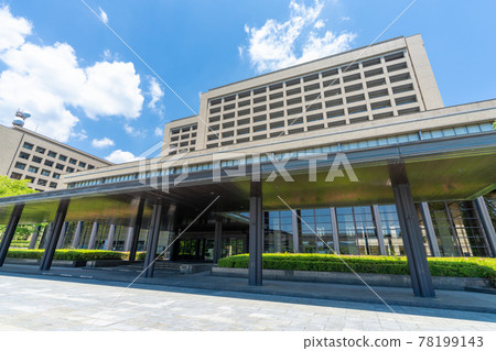 Fresh green Yamaguchi Prefectural Office and former Yamaguchi Prefectural Office Yamaguchi City, Yamaguchi Prefecture 78199143