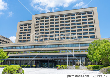 Fresh green Yamaguchi Prefectural Office and former Yamaguchi Prefectural Office Yamaguchi City, Yamaguchi Prefecture 78199147