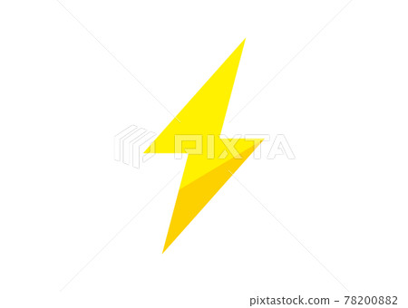天氣圖標閃電 78200882