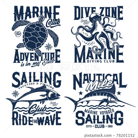 Nautical marine t shirt prints, sea waves, turtle Nautical marine t shirt prints, sea waves, turtle 78201152
