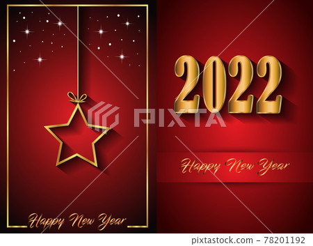 2022 Happy New Year background for your... - Stock Illustration [78201192]  - PIXTA