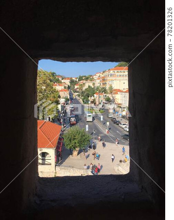 Dubrovnik city view from the window Dubrovnik city view from the window 78201326