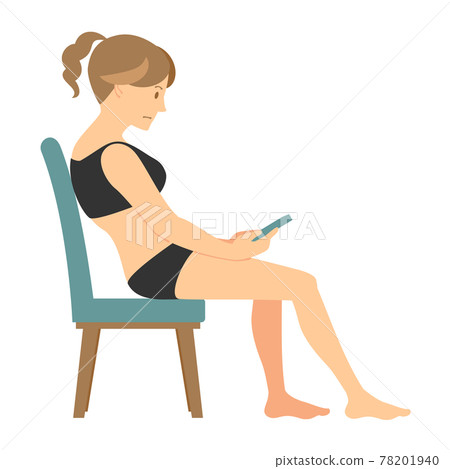 一個女人用壞的方式看智能手機 一個女人用壞的方式看智能手機 78201940