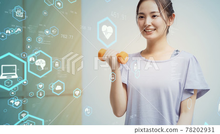 Healthcare technology muscle training women Healthcare technology muscle training women 78202931