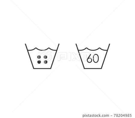 Laundry, machine, washing 60c icon. Laundry, machine, washing 60c icon. 78204985