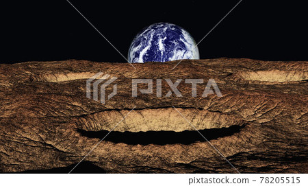 月球世界地球遠景 月球世界地球遠景 78205515