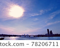 River and sky 78206711