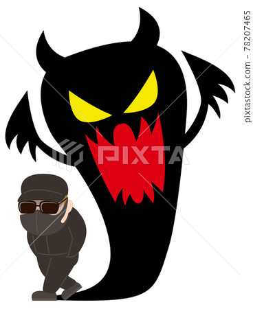 Person suspicious person shadow Person suspicious person shadow 78207465