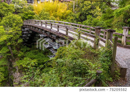 (山梨縣)日本三奇橋猿橋 (山梨縣)日本三奇橋猿橋 78209382