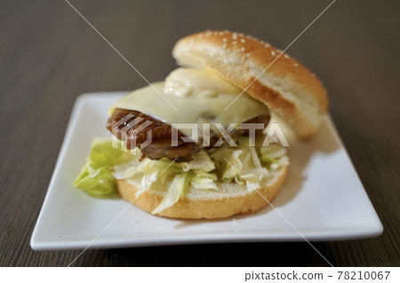 Teriyaki chicken burger Teriyaki chicken burger 78210067