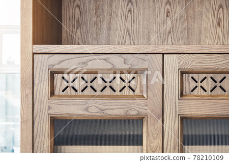 Part of cabinet made of toned veneer and solid ash Part of cabinet made of toned veneer and solid ash 78210109