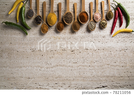 Spice Still Life, Space for your text 78211056