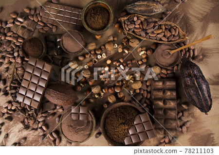 Bars Chocolate, candy sweet, dessert food Bars Chocolate, candy sweet, dessert food 78211103