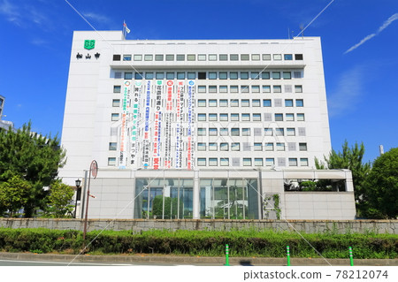 [愛媛縣] 天氣晴朗的松山市政府本廳 78212074