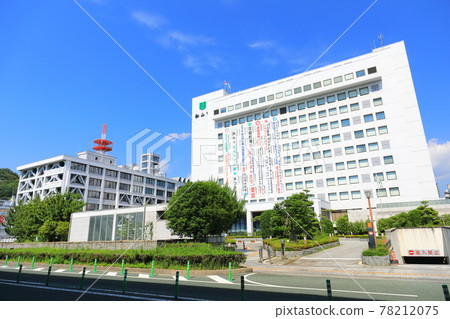 [Ehime Prefecture] Matsuyama City Hall Main Government Building in fine weather 78212075