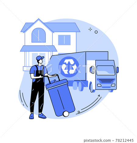 Junk removal abstract concept vector illustration. Junk removal abstract concept vector illustration. 78212445