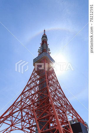 Scenery of Tokyo Tower and Halo Scenery of Tokyo Tower and Halo 78212591