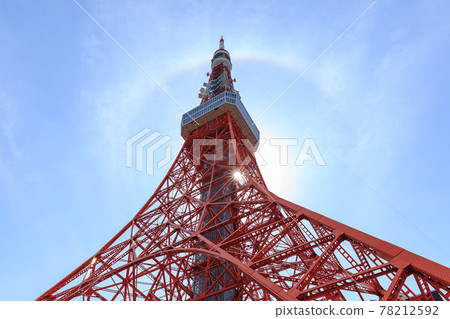 Scenery of Tokyo Tower and Halo Scenery of Tokyo Tower and Halo 78212592