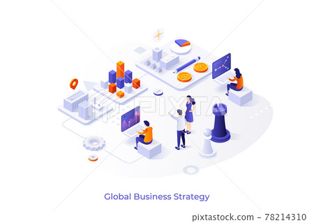 Isometric Vector Illustration For Website 78214310