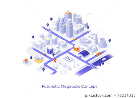 Isometric Vector Illustration For Website 78214313