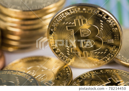 Bitcoin Trading Concept, virtual money Bitcoin Trading Concept, virtual money 78214450