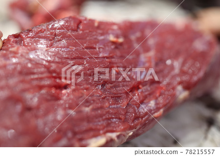 Fresh cut piece of meat. Cooking meat dishes Fresh cut piece of meat. Cooking meat dishes 78215557