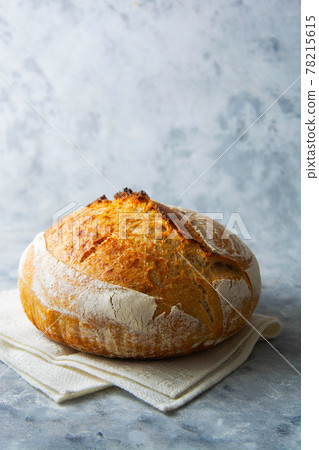 Sourdough homemade bread made from wild yeast, healthy lifestyle, home cooking concept. 78215615