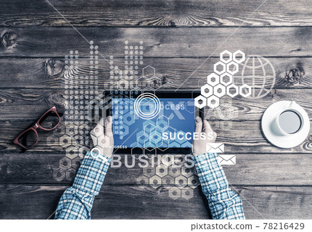 Concept of social communication and networking with media user interface Concept of social communication and networking with media user interface 78216429